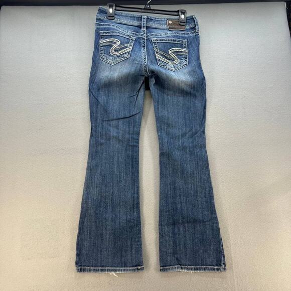 Silver Jeans Co Women's Suki Boot Cut Jeans Medium Denim Wash Blue Size 28X30 - Picture 9 of 14